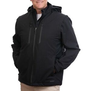 SCOTTeVest Revolution 2.0 Travel Jacket Black Convertible Vest TEC  XL Worn Once